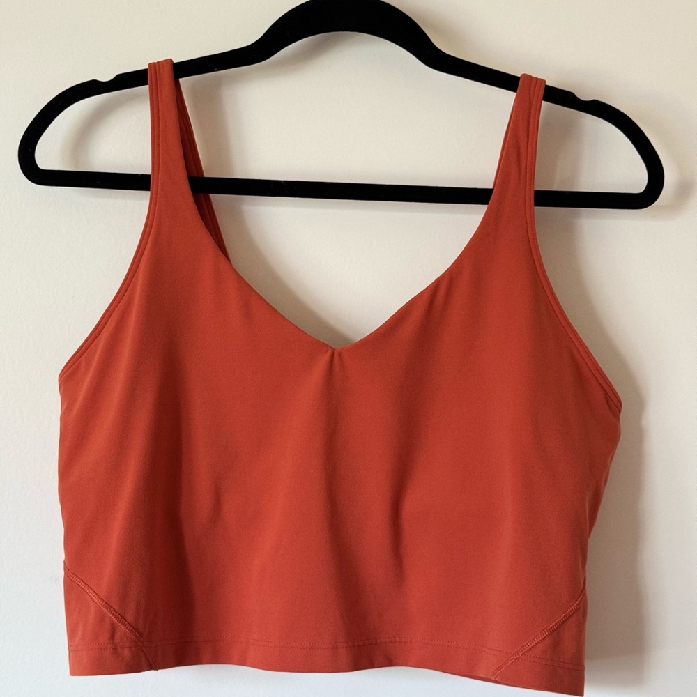 Lululemon Align tank Canyon Orange size 12